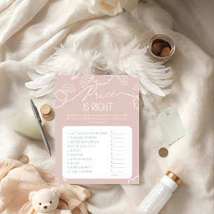 Little Piece of Heaven pink Price is Right Game  Invitation