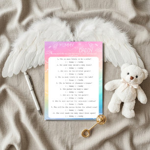 Little Piece of Heaven Rainbow Guess Who Game  Invitation