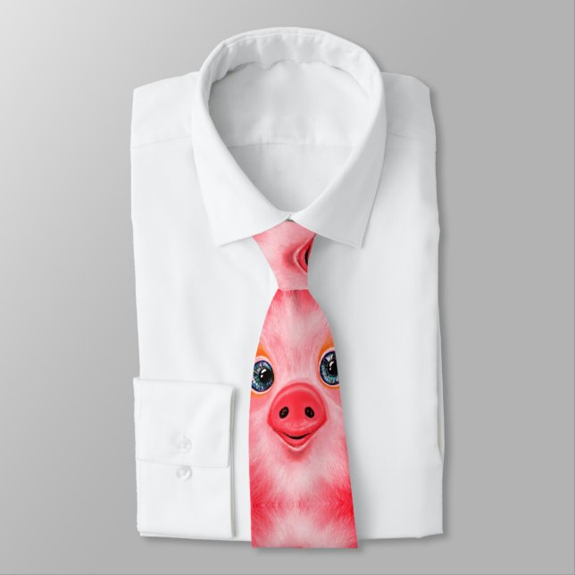Little Pig Neck Tie (Tied)