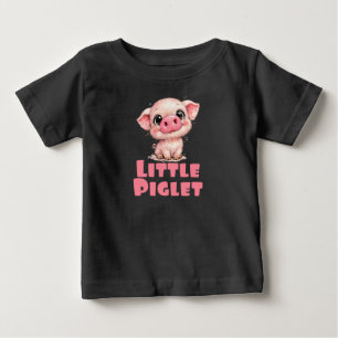 Little Piglet, Funny Pig Kids Baby T-Shirt