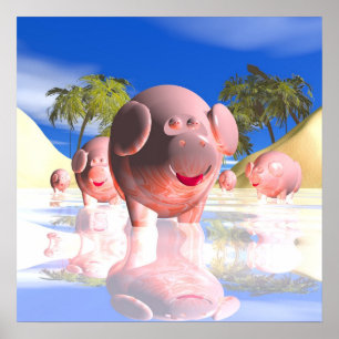 Little pigs poster