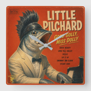 Little Pilchard: a Parody Square Wall Clock