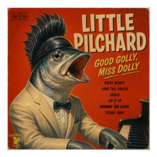 Little Pilchard Album: a Parody Poster (Front)