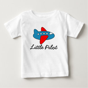 Little pilot baby jumpsuit with aeroplane cartoon