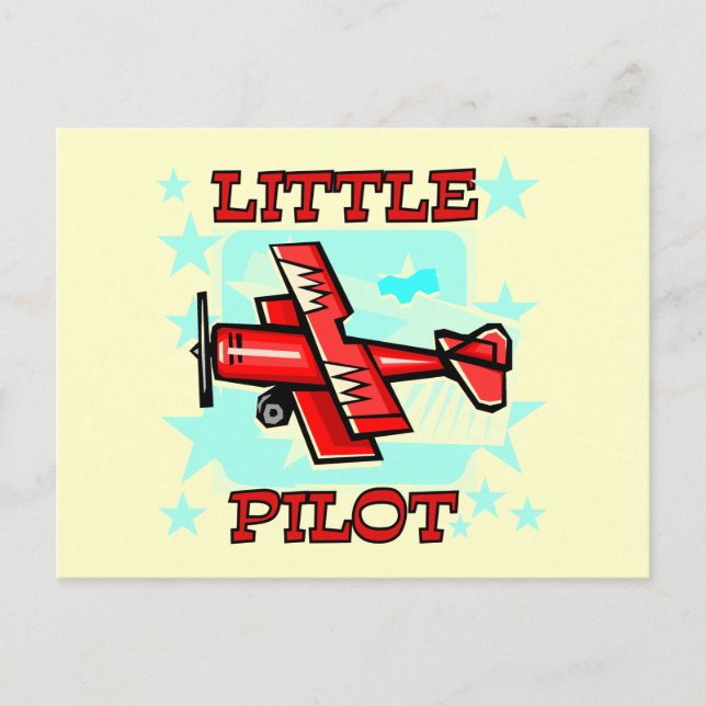 Little Pilot Tshirts and Gifts Postcard (Front)