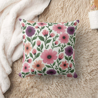  little pink daisy cushion