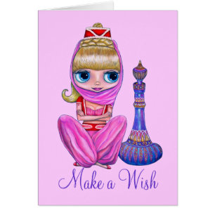 Little Pink Genie Purple Magic Bottle Make a Wish