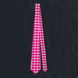 Little Pink Heart Pattern on White Tie<br><div class="desc">It is s great lovers season gift to wear or to share.</div>