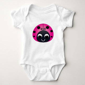 Little Pink Ladybug Baby Bodysuit