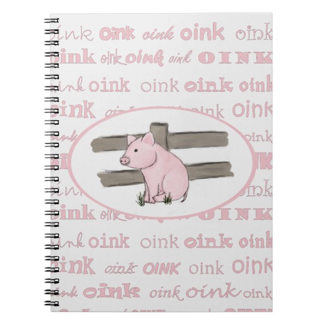 Little Pink Piglet Notebook (Front)