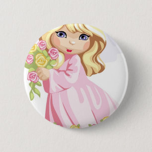Little Pink Princess 6 Cm Round Badge