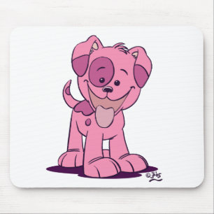 Little pink puppy mousepad