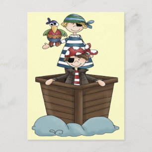 Little Pirates Postcard