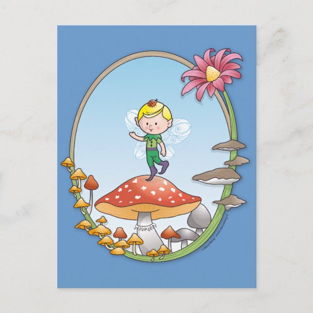 Little pixie postcard (Front)