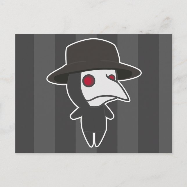 Little Plague Doctor Postcard (Front)