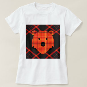 Little Plaid Story Book Bear T-Shirt
