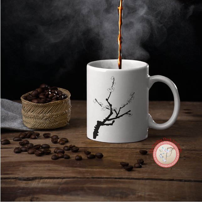 Little Plum Blossom Twig Coffee Mug (Creator Uploaded)
