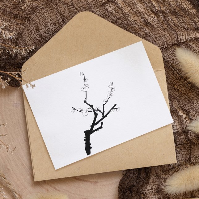 Little Plum Blossom Twig Postcard (Creator Uploaded)