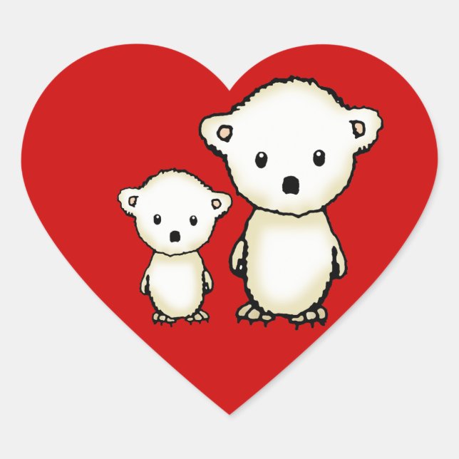 Little Polar Bears Stickers (Front)