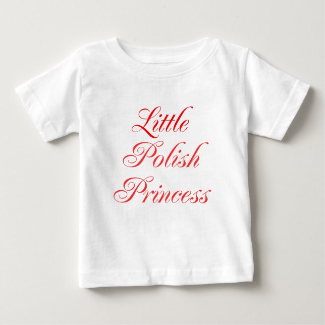 Little Polish Princess Baby T-Shirt (Front)
