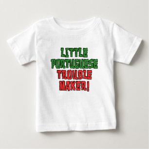 Little Portuguese Trouble Maker Baby T-Shirt