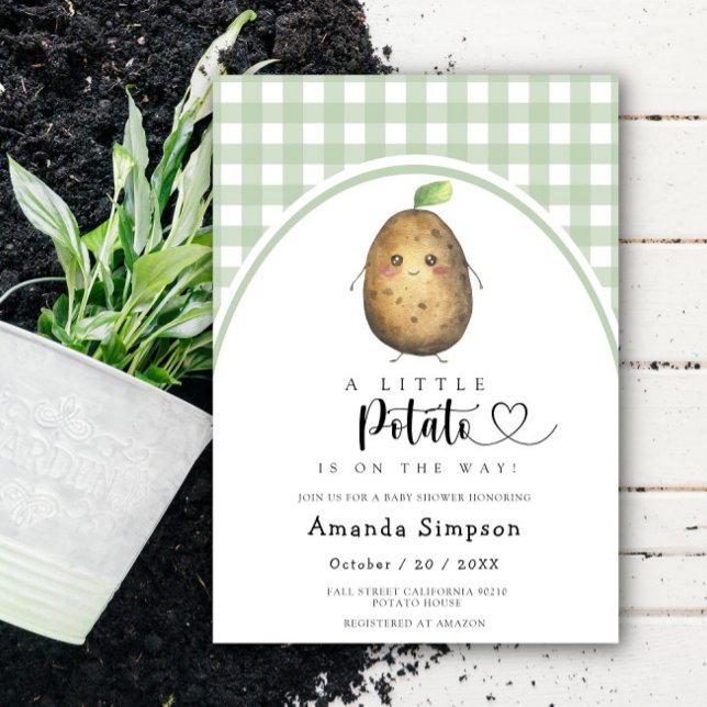 Little Potato Baby shower Invitation (Creator Uploaded)