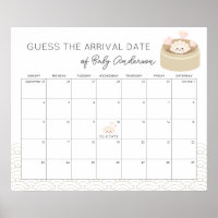 Little Potsticker Guess The Due Date Calendar