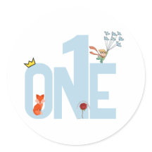 Little Prince 1stBirthday Sticker