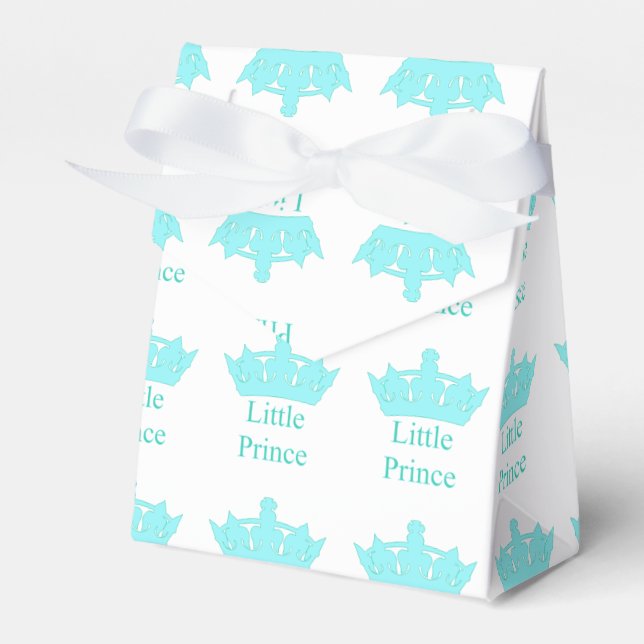 Little Prince - A Royal Baby Favour Box (Front Side)
