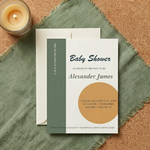 Little Prince Baby Shower Invitation   Editorial 