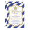 Little Prince Birthday Invitation in Blue & Gold