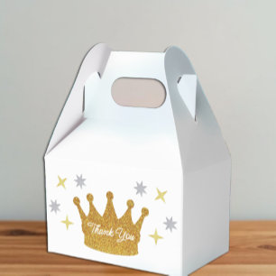 Little Prince Boy Baby Shower Favour Box