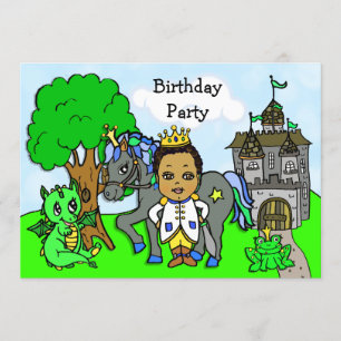 Little Prince Fairy Tale Birthday Party Invitation