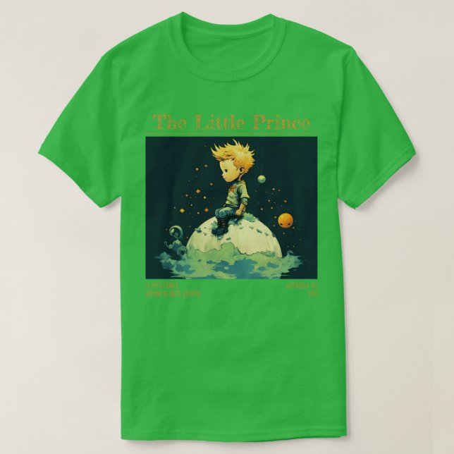 Little Prince Le Petit Prince childrens books 2 T-Shirt (Design Front)