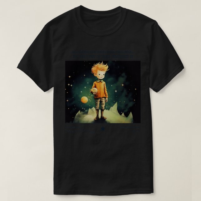 Little Prince Le Petit Prince childrens books 7 T-Shirt (Design Front)