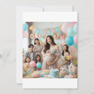 "Little Prince on the Way: Baby Shower Celebration Invitation