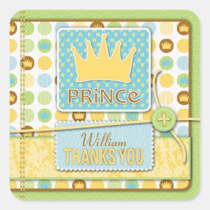 Little Prince Square Sticker B