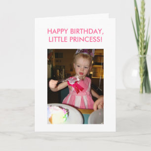 Little Princess, Birthday, HAPPY BIRTHDAY,LITTL... Card