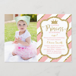 Little Princess Birthday Party Invitation