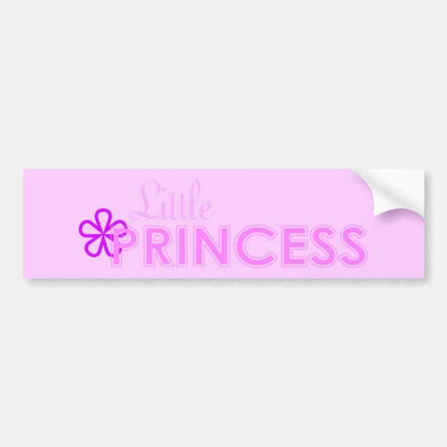 Little Princess Bumper Sticker (Front)