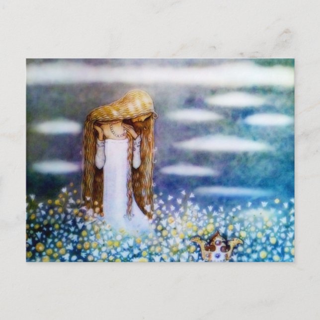 Little Princess Cottongrass Postcard (Front)