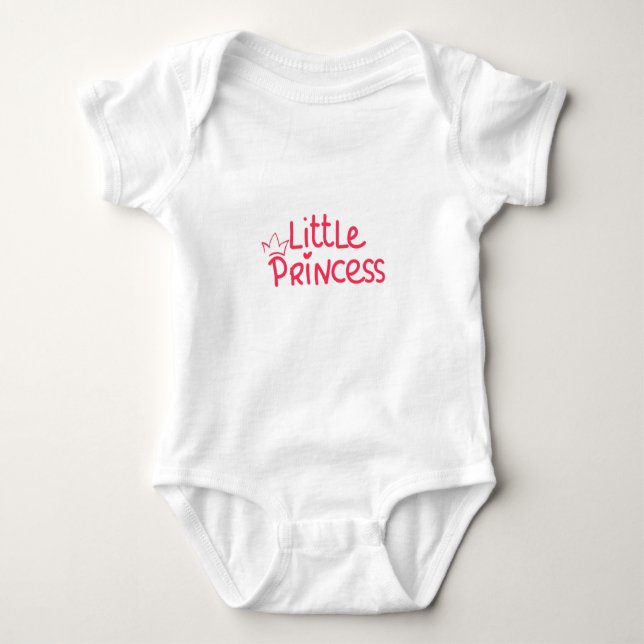 Little princess- Cute Baby girl Baby Bodysuit (Front)
