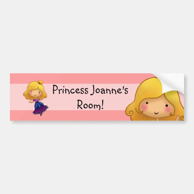 Little Princess Door sticker (Front)