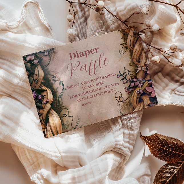 Little Princess Fairytale  Diapper Raffle Enclosure Card (Creator Uploaded)