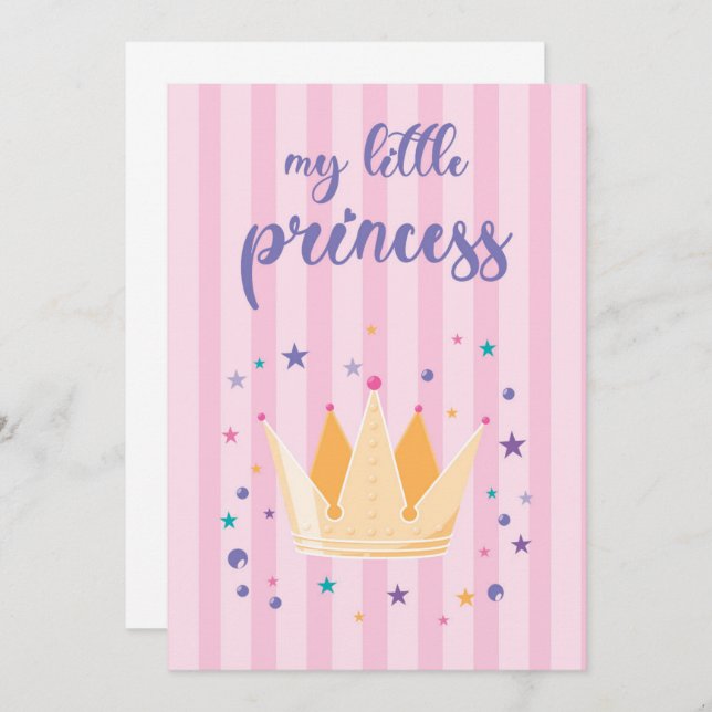 Little  princess Flat Greeting Card (Front/Back)