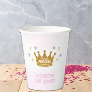 Little Princess Girl Baby Shower Paper Cups