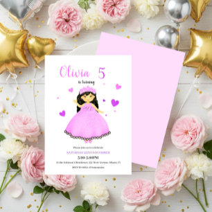 Little princess invitation