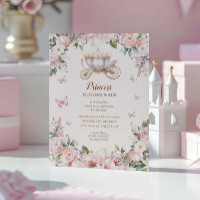 Little Princess Kid's Birthday Budget Invitation