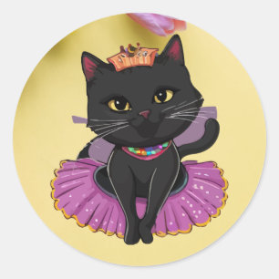 Little Princess Kity Classic Round Sticker