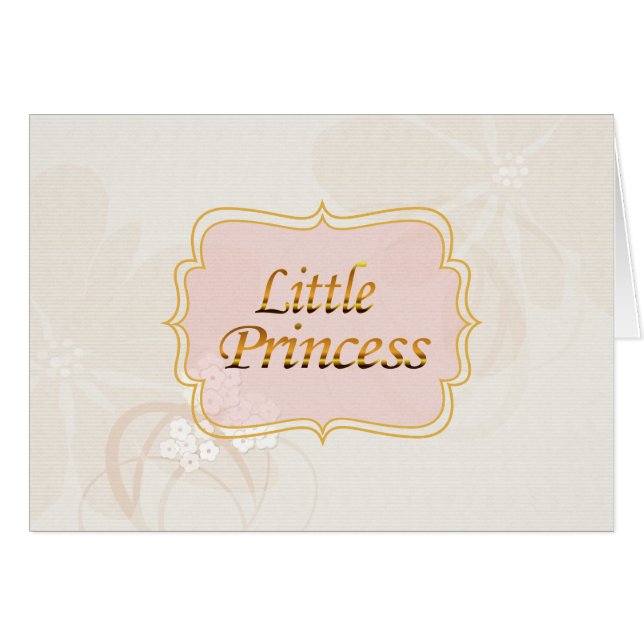 Little Princess Name Tag (Front Horizontal)
